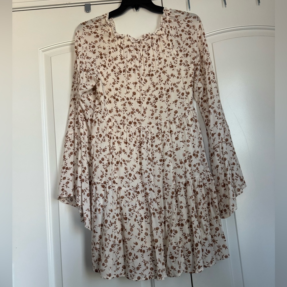 Altar'd State Wildflower Dreams Floral Cottagecore Long Sleeve Dress - Picture 5 of 6